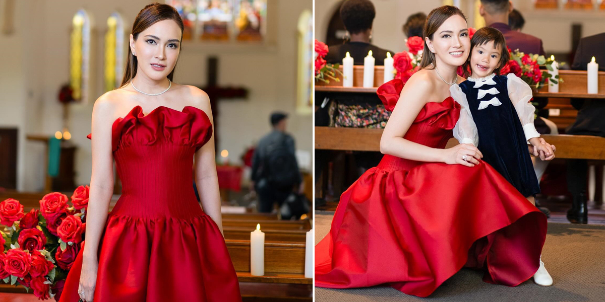 8 Photos of Shandy Aulia as a Bridesmaid in Australia, Stunningly Beautiful in a Red Dress