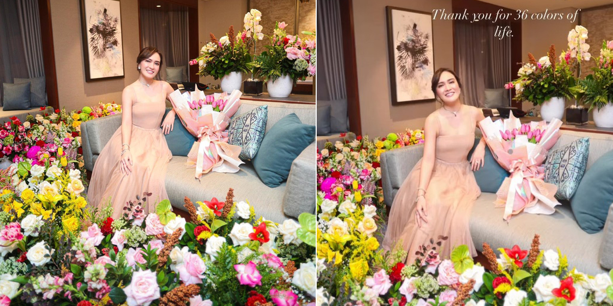 8 Portraits of Shandy Aulia Celebrating her 36th Birthday, Still Blooming Even Without Her Husband