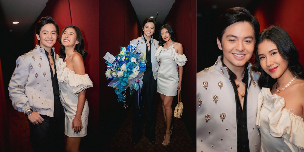 Prove Yourself as a Supportive Girlfriend, Check Out 8 Photos of Shenina Cinnamon Closely Attending Angga Yunanda's Gala Premiere 'CATATAN SI BOY'