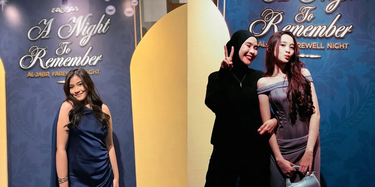 8 Photos of Song Louisa, Meisya Siregar's Daughter, and Kana Sybilla, Zaskia Adya Mecca's Daughter, Attending Prom Night, Beautiful in Dresses