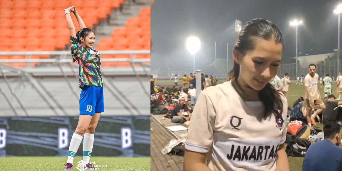 8 Potret Soraya Rasyid Playing Soccer Again After Allegedly Cheating on Tengku Dewi's Husband