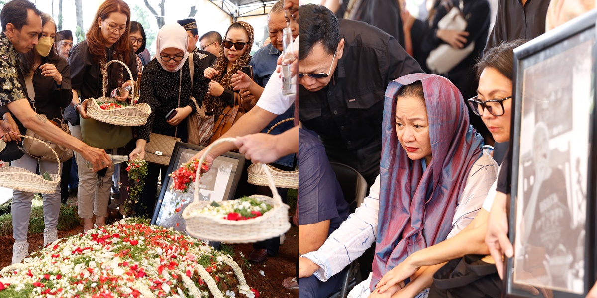 8 Photos of the Funeral Atmosphere of Nomo Koeswoyo Accompanied by Family's Sobs, Heartwarming