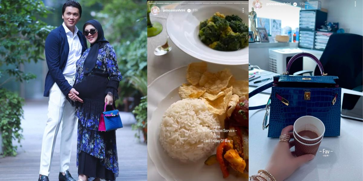 8 Photos of Syahrini Showing off Her Pregnancy Menu - One of Them is Rempeyek!