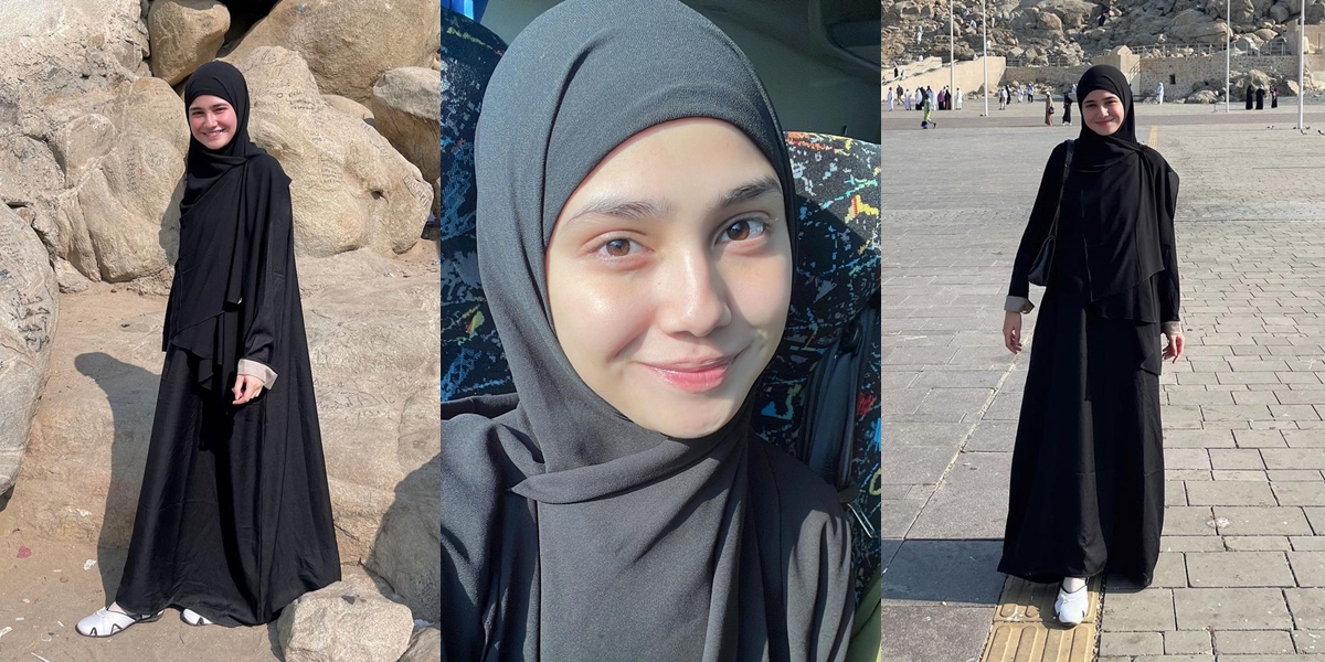 8 Photos of Syifa Hadju During Umrah that Catch Attention, More Beautiful and Graceful!