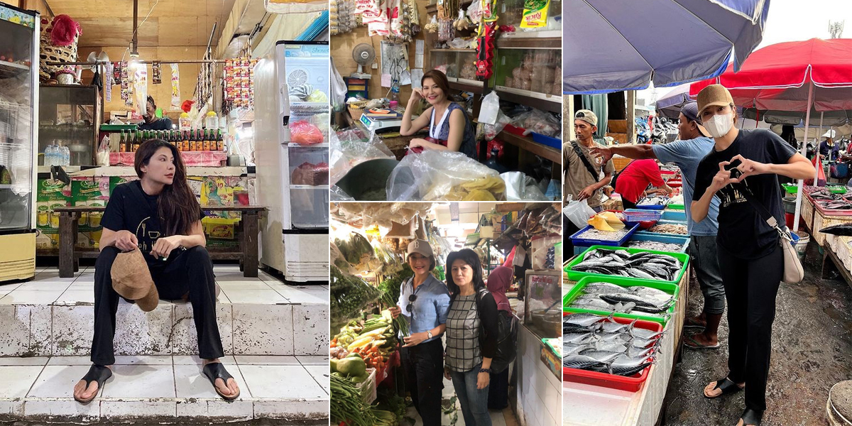 8 Photos of Tamara Bleszynski Hanging Out and Shopping at the Traditional Market, Not Arrogant and Flooded with Praise from Netizens