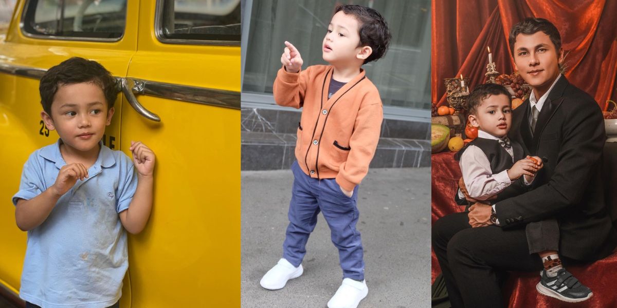 8 Handsome Portraits of Ussy Sulistiawaty's Youngest Son Who Keeps Growing, Said to Resemble Andhika Pratama