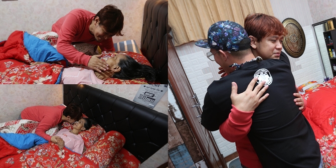 8 Photos of Teguh Vagetoz Taking Care of His Mother Who Suffers from Stroke, Leaving His Job and Postponing Marriage