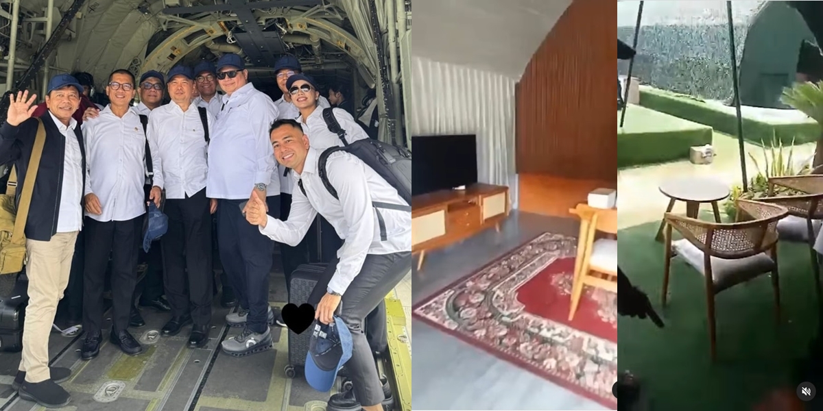 8 Portraits of the Military Tent of President Prabowo Subianto's Cabinet Minister, Luxuriously Equipped with Air Conditioning and a Backyard