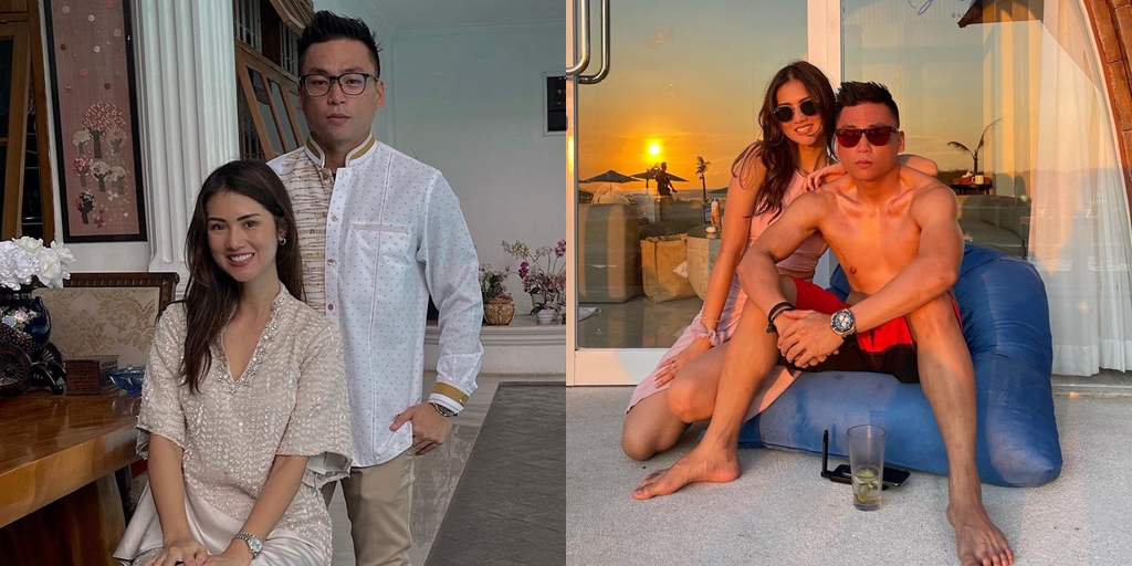 8 Latest Photos of Atries Angel, Former Chef Juna, Vacationing with Her Husband, Intimate Hugs in the Swimming Pool and Showing Lip Kisses