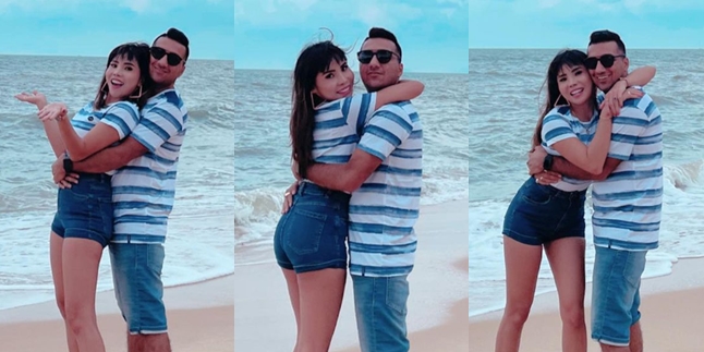 8 Latest Photos of Eva Belisima and Her Bulgarian Husband who are Now Getting Closer, Said to be Happier - Showing a Moment of Kissing on the Beach