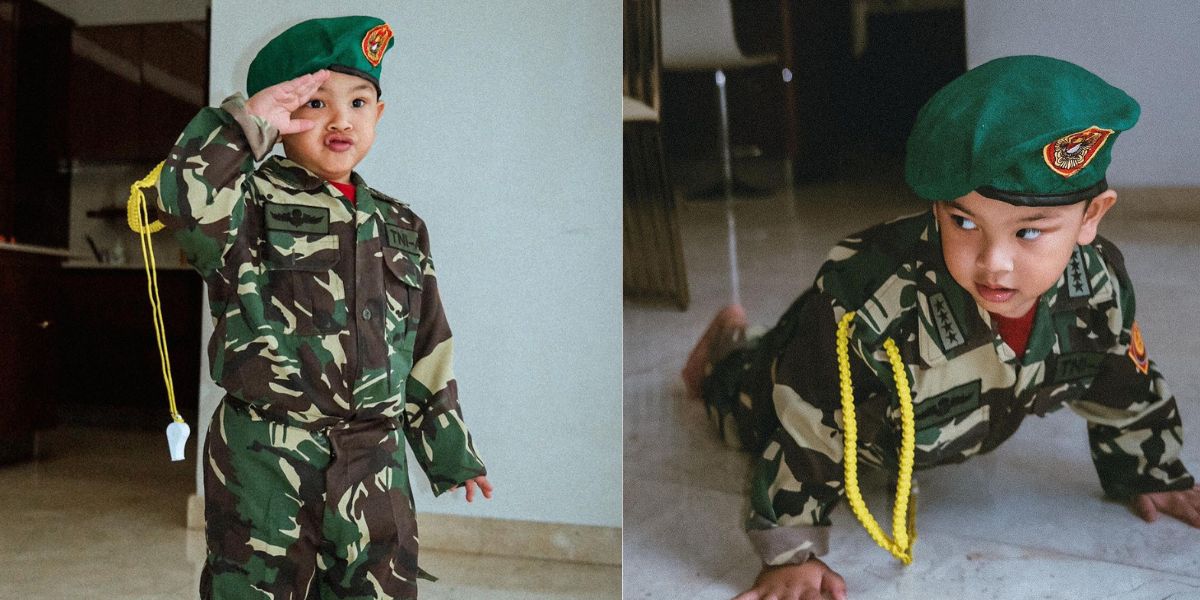 8 Latest Photos of Gala Sky, Looking Handsome as a Soldier