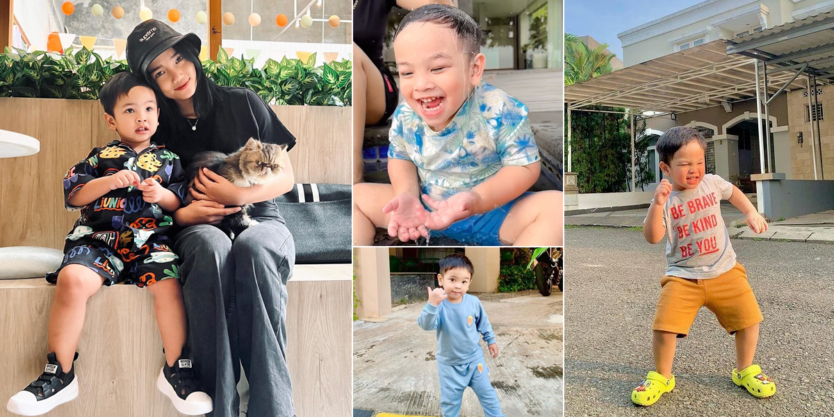 8 Latest Photos of Gala Sky, Looking More Chubby and Handsome, His Face is Said to Resemble Bibi Andriansyah