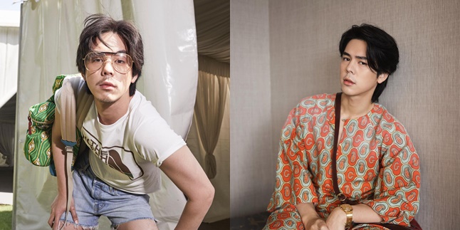 8 Latest Portraits of Peach Pachara 'SUCKSEED', Looking Handsome with Long Hair and Thin Mustache