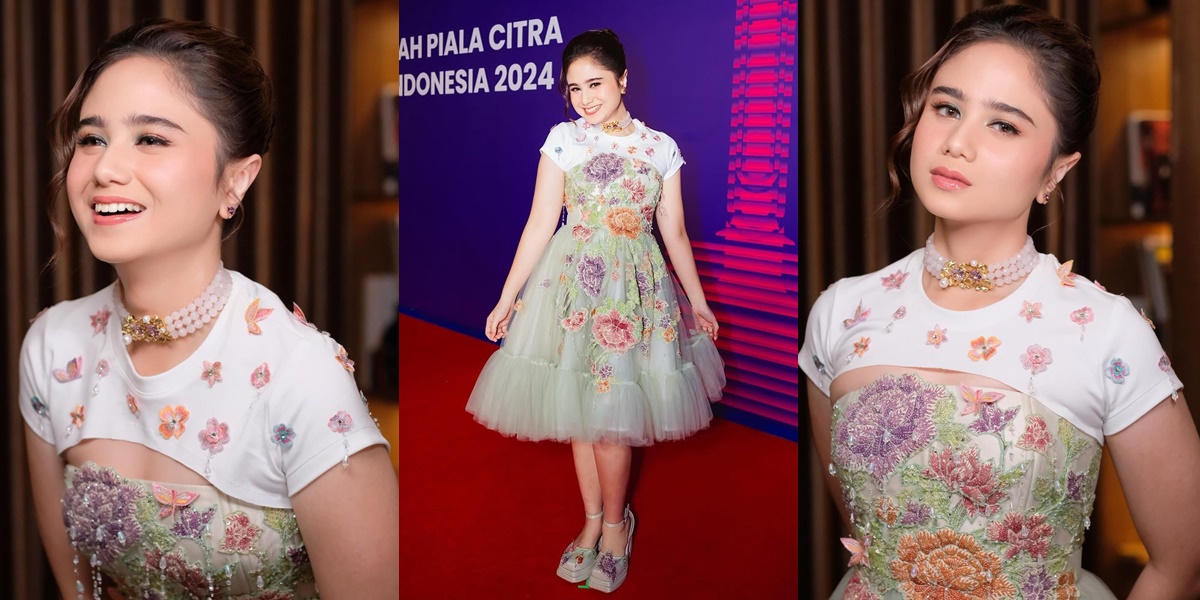 8 Photos of Tissa Biani at the 2024 FFI Citra Cup Wearing a Tutu Dress, Praised for Being Adorable and So Cute