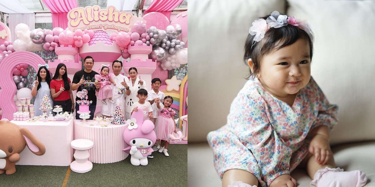 8 Portraits of Alisha's Birthday, Ibas Yudhoyono's Daughter Celebrates in a Pink-themed Festive Party, Almira Putri Annisa Pohan Attends and Attracts Attention