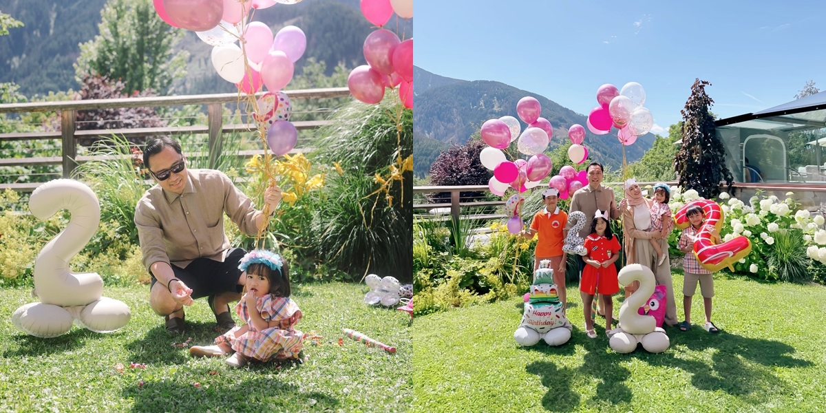 8 Portraits of Alisha Prameswari Putri Ibas Yudhoyono's Birthday Celebrated in the Middle of Nature, Festive with Colorful Balloons - Flooded with Prayers and Congratulations