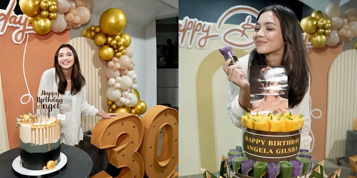 8 Portraits of Angela Gilsha's Birthday Celebrations at the Shooting Location, Officially Turning 30 but Still Beautiful Like a Teenager - Flooded with Greetings and Prayers