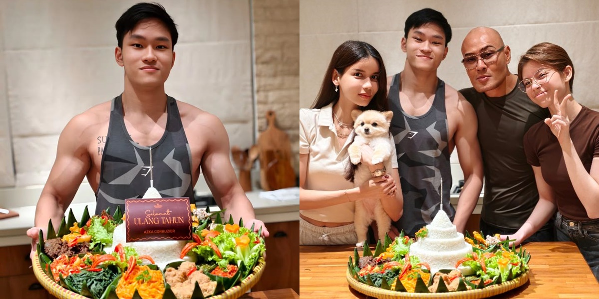 8 Photos of Azka's 19th Birthday Celebrated Simply with Family, Using Nasi Tumpeng - Deddy Corbuzier Gives Best Advice and Prayers