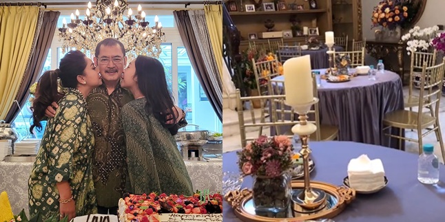 8 Photos of Bambang Trihatmodjo's Birthday, Khirani Surprises in the Middle of the Night - Mayangsari Prepares a Festive Party at Home