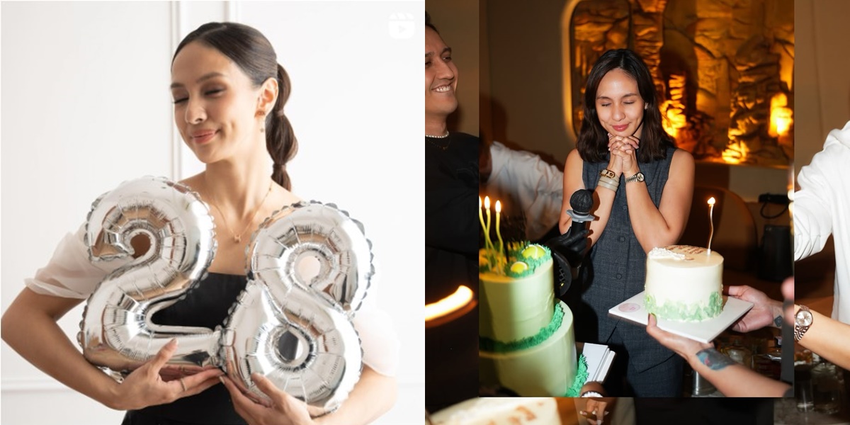 8 Portraits of Nasya Marcella's 28th Birthday, Celebrated Sweetly and Romantically with Friends and Fiancé