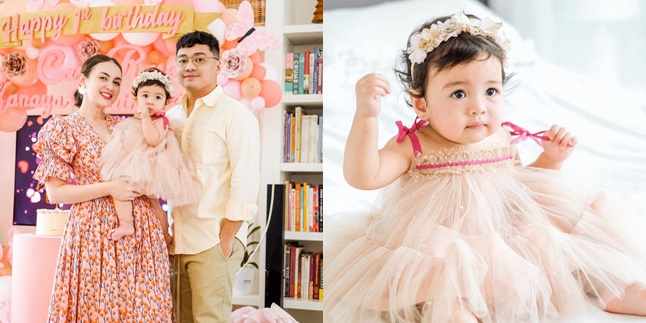 8 Portraits of Cara Rose's First Birthday, Beautiful in Tutu Dress - So Adorable