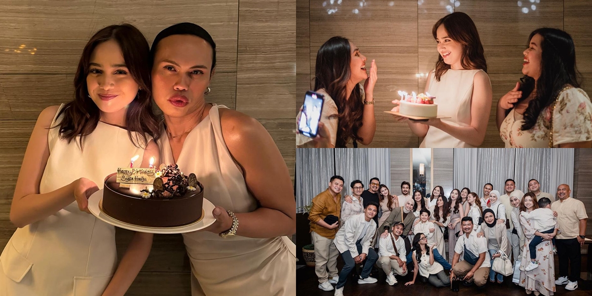 8 Portraits of Syifa Hadju's Birthday, Star of the Soap Opera 'SALEHA' Celebrated with Friends, Including Rizky Nazar's Brother