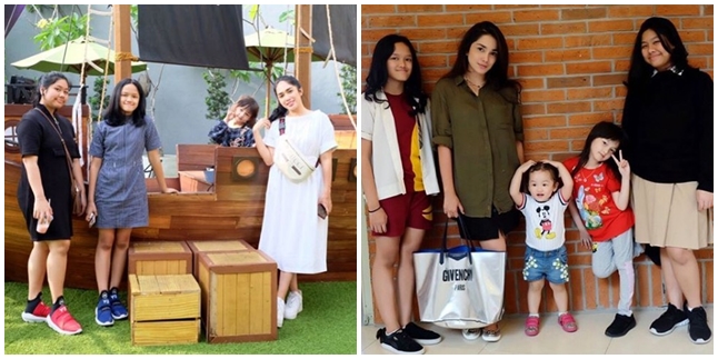 8 Pictures of Ussy Sulistiawaty with her Children, Harmonious & Cheerful!