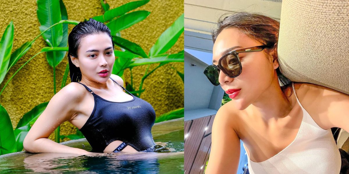 8 Photos of Wika Salim Showing Off Hot Poses in the Swimming Pool, Successfully Distracting Netizens