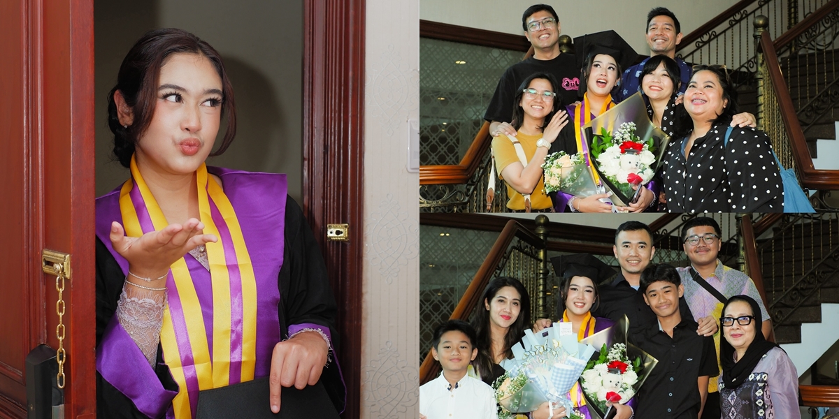 8 Portraits of Asya's Graduation, Celebrated Warmly with Family