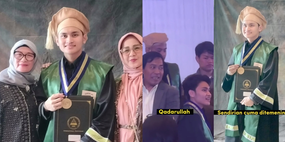 8 Photos of Gavin Daffa's High School Graduation, Not Accompanied by Arie Untung and Fenita