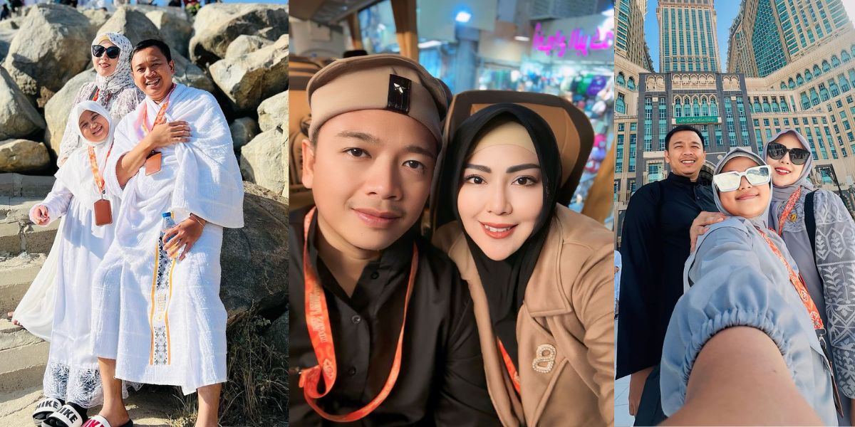 8 Beautiful Photos of Wiwik Sagita Wearing Hijab During Umrah with Family - Heartwarming Captions