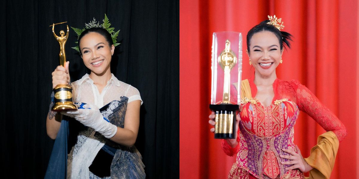 8 Portraits of Yura Yunita Winning Awards in the Last Week, Shocked Compared to Manchester United!