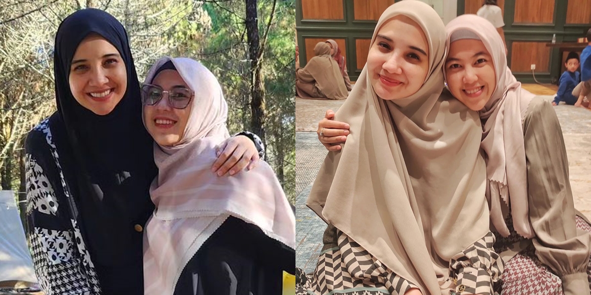 8 Photos of Zaskia Sungkar with her Step Mother who is Younger, Besties