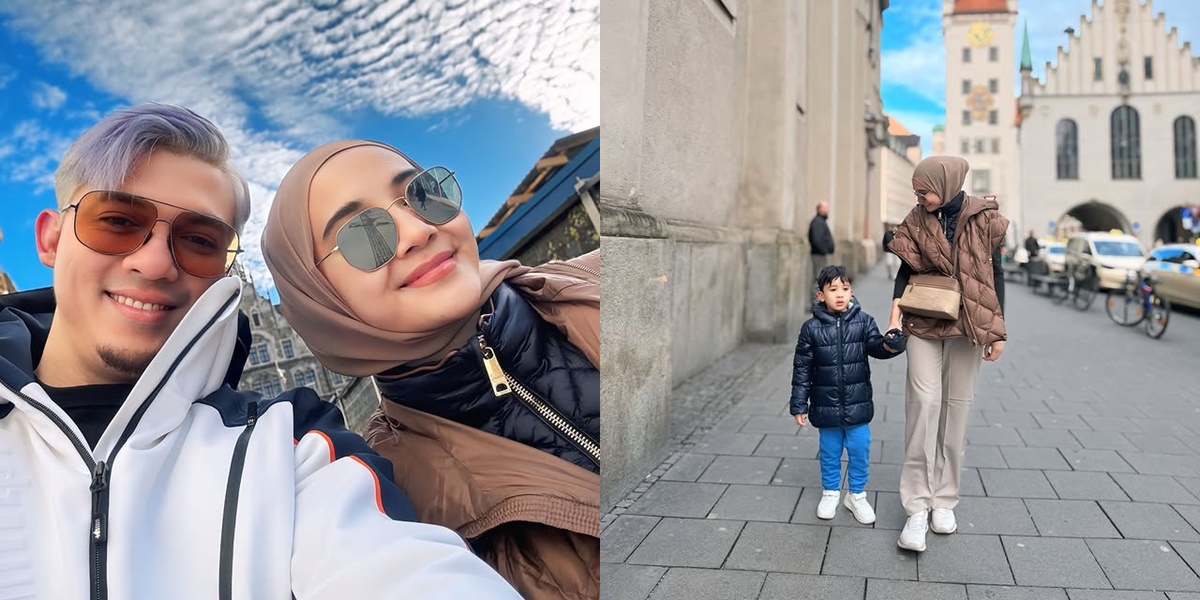 8 Photos of Zaskia Sungkar's Trip to Germany, Highlighting Irwansyah's New Hair Color