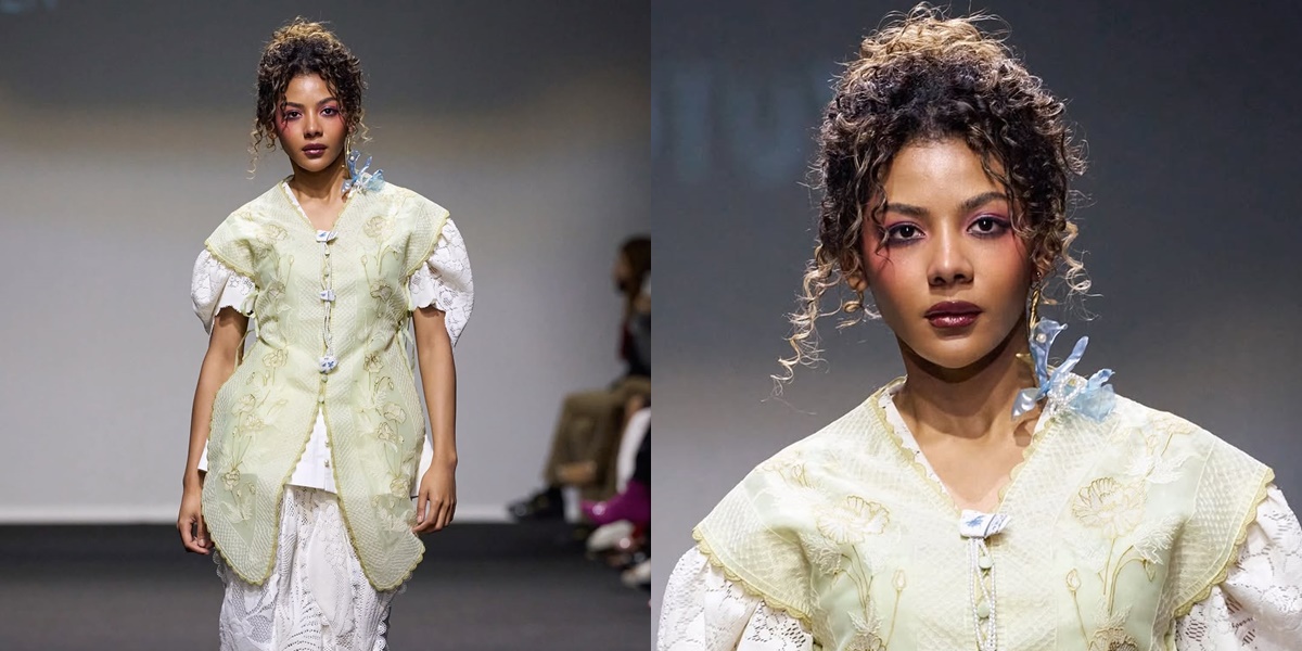 8 Portraits of Zsa Zsa Utari on the Catwalk at Dubai Fashion Week, Sharing the Stage with Nadia Hutagalung - No Less Than Other Models