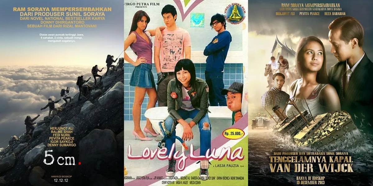 8 Recommended Movies Starring Herjunot Ali, from 'LOVELY LUNA' to 'TENGGELAMNYA KAPAL VAN DER WIJK'