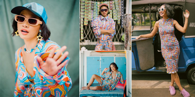 9 Photos of Andien with Colorful, Beautiful, and Fun OOTD Despite Being a Mother of 2