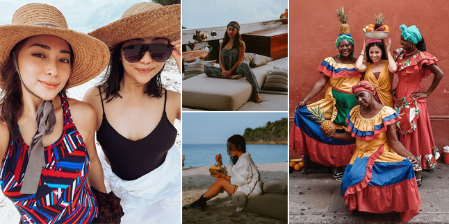 9 Photos of Nikita Willy's OOTD During Exotic Vacation, Wearing Two-Piece Bikini - Supermodel Glamorous Dress