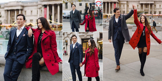 9 Romantic Prewedding Photos of Mike Lewis and Janisaa Pradja in London, Holding Hands and Dancing in Public