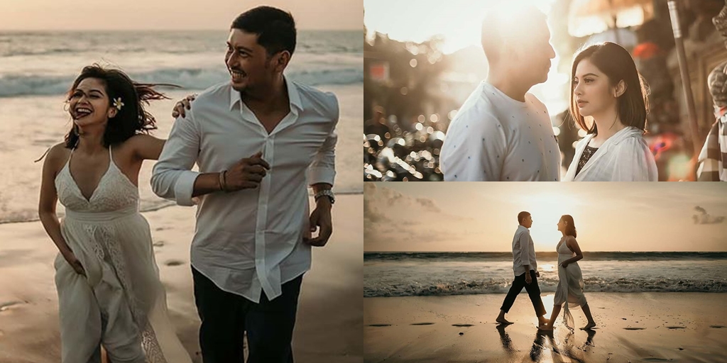 9 Prewedding Photos of Tiwi ex T2 with Arsyad Rahman, Romantic with Happiness and Touching