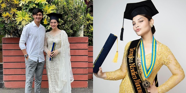 9 Celebrity Styles During Online Graduation, There's Beautiful Pregnant Felicya Angelista - Rafi Pangestu Who Looks Handsome