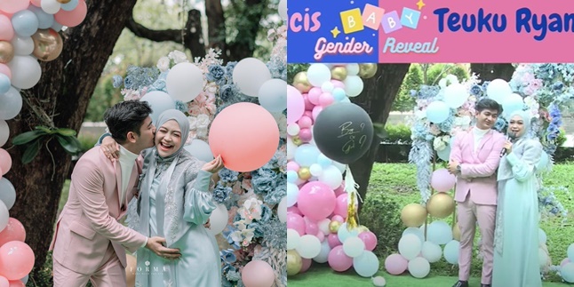 9 Moments of Gender Reveal of Ria Ricis' First Child, Teuku Ryan is Very Happy, His Wish to Have a Little Daughter is Fulfilled