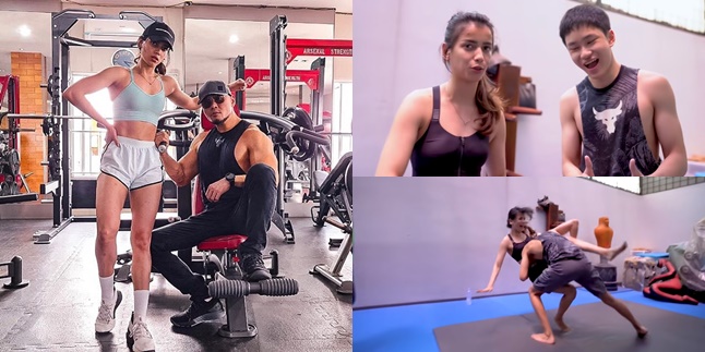 9 Moments of Closeness between Azka and Sabrina Chairunnisa, Deddy Corbuzier's Girlfriend, Boxing Training Together - Thrown Until Fed Up
