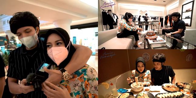 9 Moments of Ngabuburit Aurel Hermansyah with Atta Halilintar, Shopping Branded Goods to Touring Around the Mall