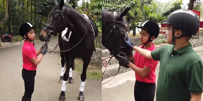 9 Exciting Moments of Ruben Onsu and Betrand Peto Training with Laperle, a Rp5 Billion German Horse