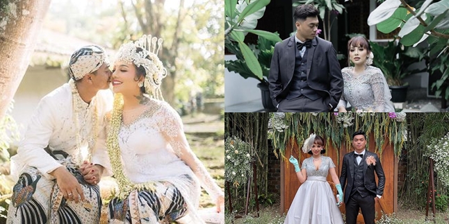 9 Portraits of Alfath Fathier and Nadia Christina Getting Married in the Midst of Drama with Queen Rizky Nabila, Happy Despite Cibiran Floods