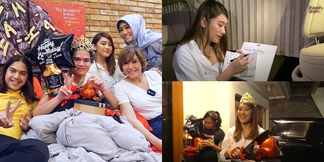9 Photos of Amanda Caesa Giving a Birthday Surprise to Dul Jaelani, Maia Estianty is There - Prepare a Special Gift