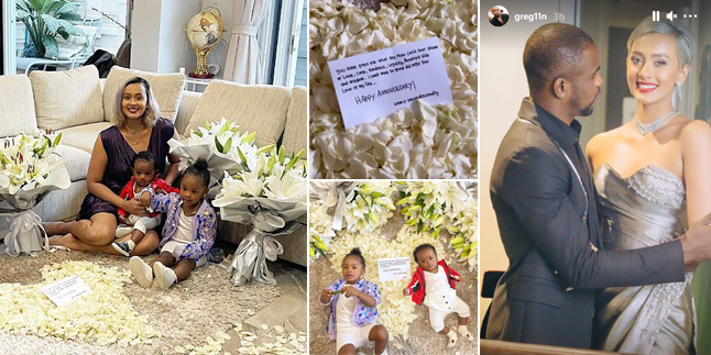 9 Potret Anniversary Wedding of Kimmy Jayanti, Got Romantic Surprise from Greg Nwokolo