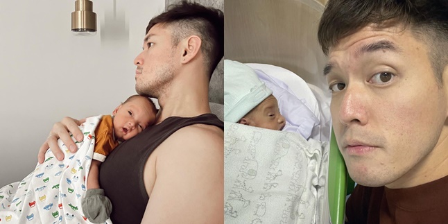 9 Portraits of Anthony Xie Taking Care of Baby Anzel, Being a Caring Father - Ready to Share Responsibilities with Audi Marissa