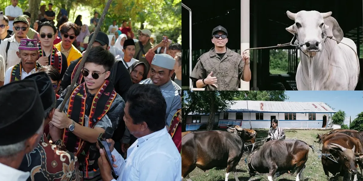 9 Photos of Atta Halilintar Delivering Qurban to NTT by Ship, Welcomed Joyfully by the Locals - Also Provided Assistance for School Renovation